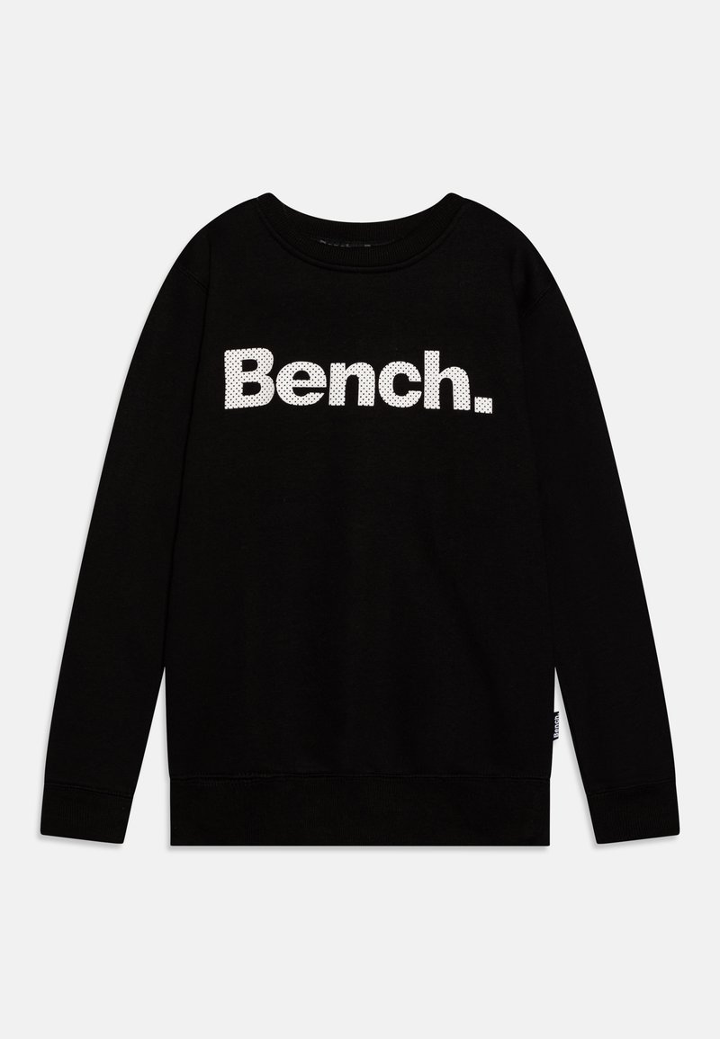 Bench CREW NECK PRINT SLEEVE Sweater black/zwart Zalando.nl