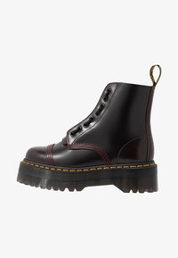 Martens SINCLAIR Bottines à plateau cherry red arcadia