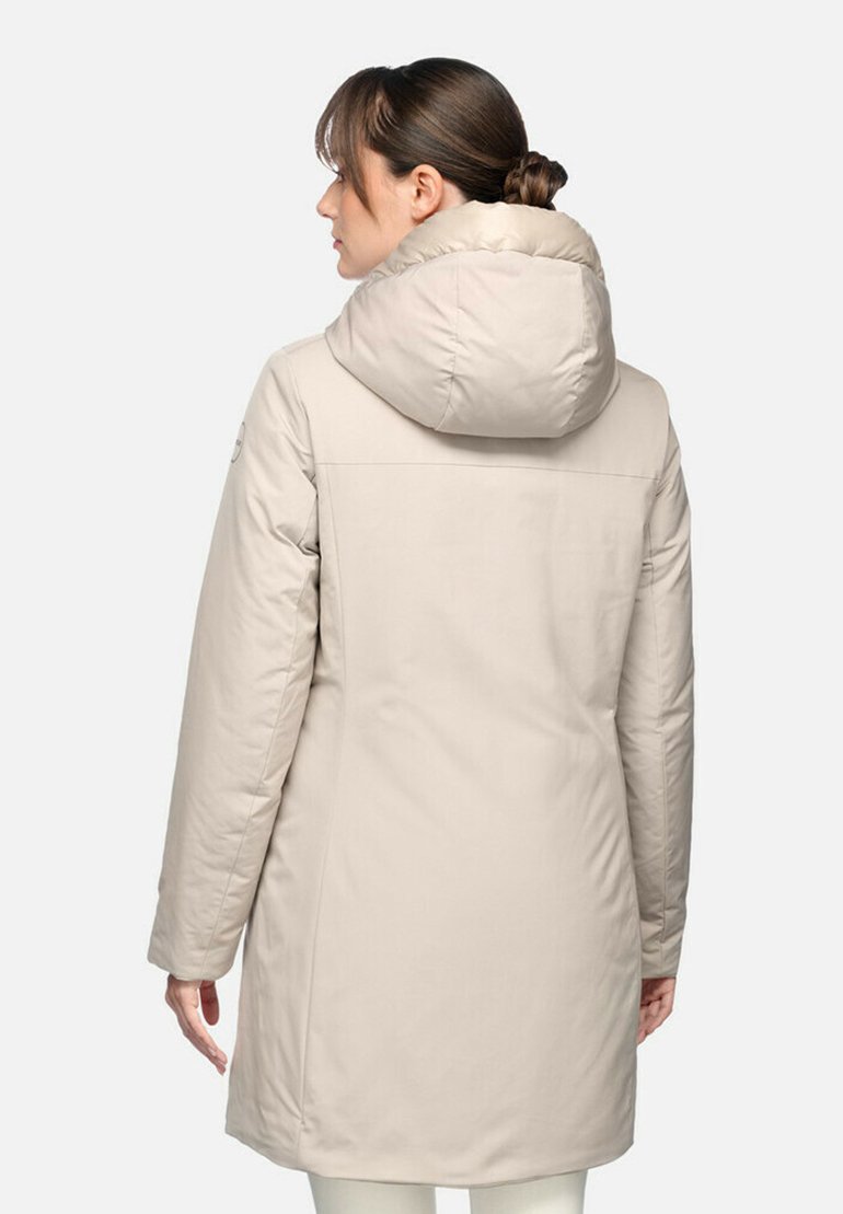 SPHERICA DONNA: Parka lungo in Grigio/Verde