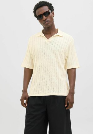 Jack & Jones EINFARBIG - Polo marškinėliai - antique white