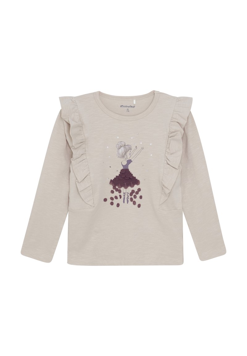 Minymo LONG SLEEVES - Langarmshirt - smoke gray