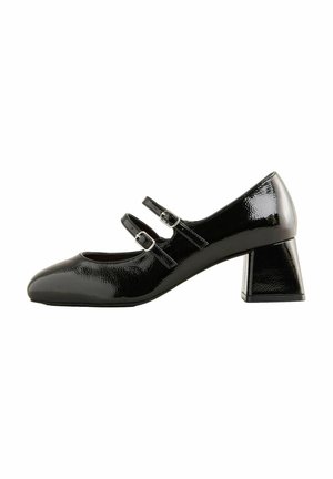 Friends Like These REGULAR FIT - BLOCK DOUBLE MARY JANE COURT - Klasszikus sarkú cipők - black