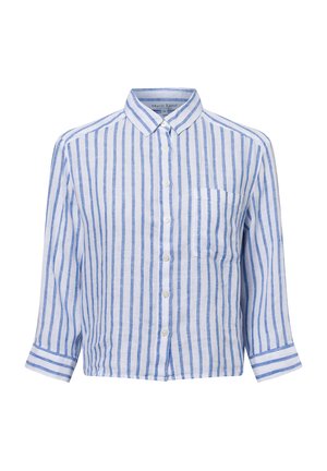 Marie Lund LIANE - Overhemdblouse - weiß blau