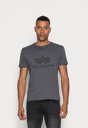 T-Shirt print - grey/black