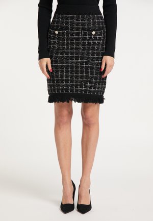 FAINA CAISSA - Pencil skirt - schwarz