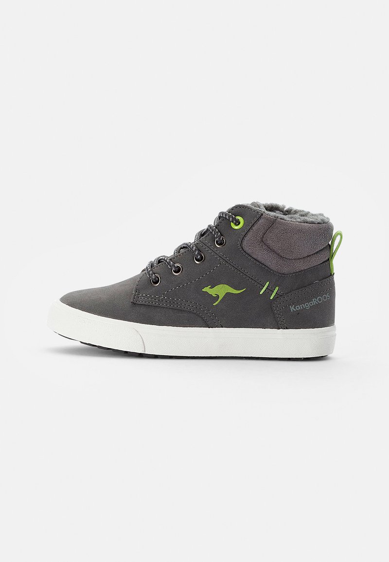 KangaROOS KAVU - Sneaker high - steel grey/lime
