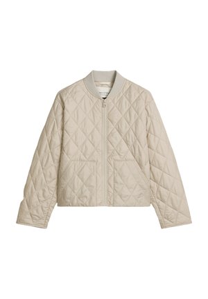 Marc O'Polo, BLOUSON JACKET, PADDED, DIAMOND QUILTINGS - Veste mi-saison - linen beige