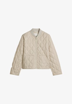 Marc O'Polo, BLOUSON JACKET, PADDED, DIAMOND QUILTINGS - Veste mi-saison - linen beige