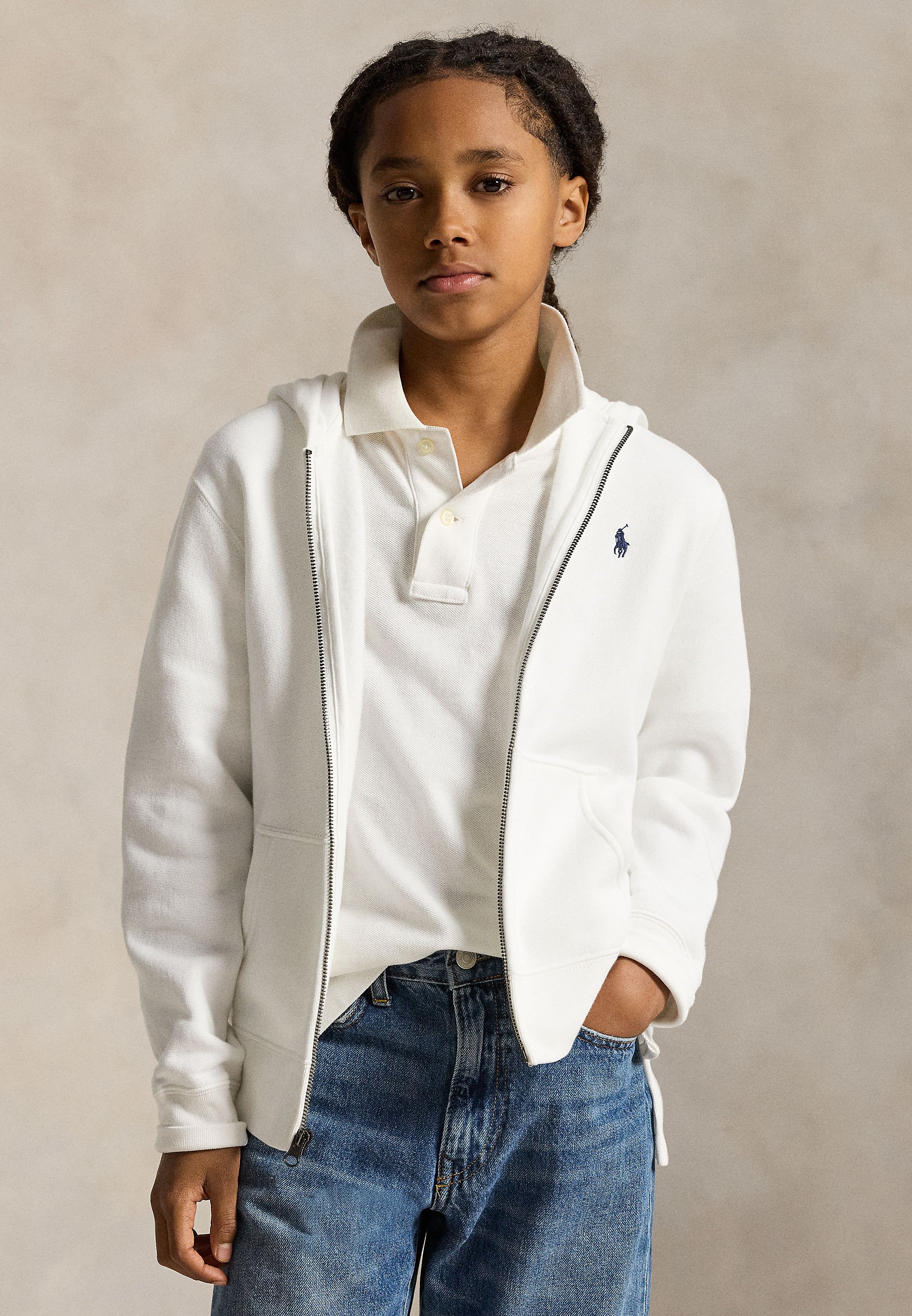 Polo Ralph Lauren FLEECE FULL ZIP HOODIE 7-14Y UNISEX - Camisola