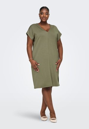 ONLY Carmakoma KLEID CARLISE MIDIKLEID - Žerzejové šaty - mermaid