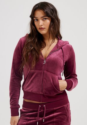 ROBERTSON - Zip-up sweatshirt - tawny port