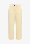HIGH-WAIST WIDE-LEG JEANS IN A LOOSE FIT - Wide Leg - light buttermilk yellow