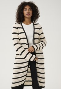Kaffe Curve - KCELINA - Cardigan - feather gray black stripe Thumbnail Image 1