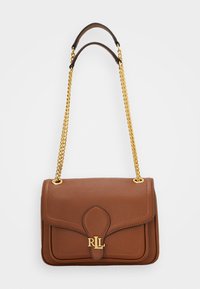 Lauren Ralph Lauren - PEBBLED SMALL BRADLEY CONVERTIBLE BAG - Cross body bag - tan Thumbnail Image 1