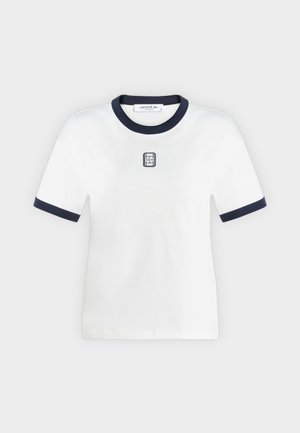 Lacoste, Jednoduché tričko - farine/marine sombre