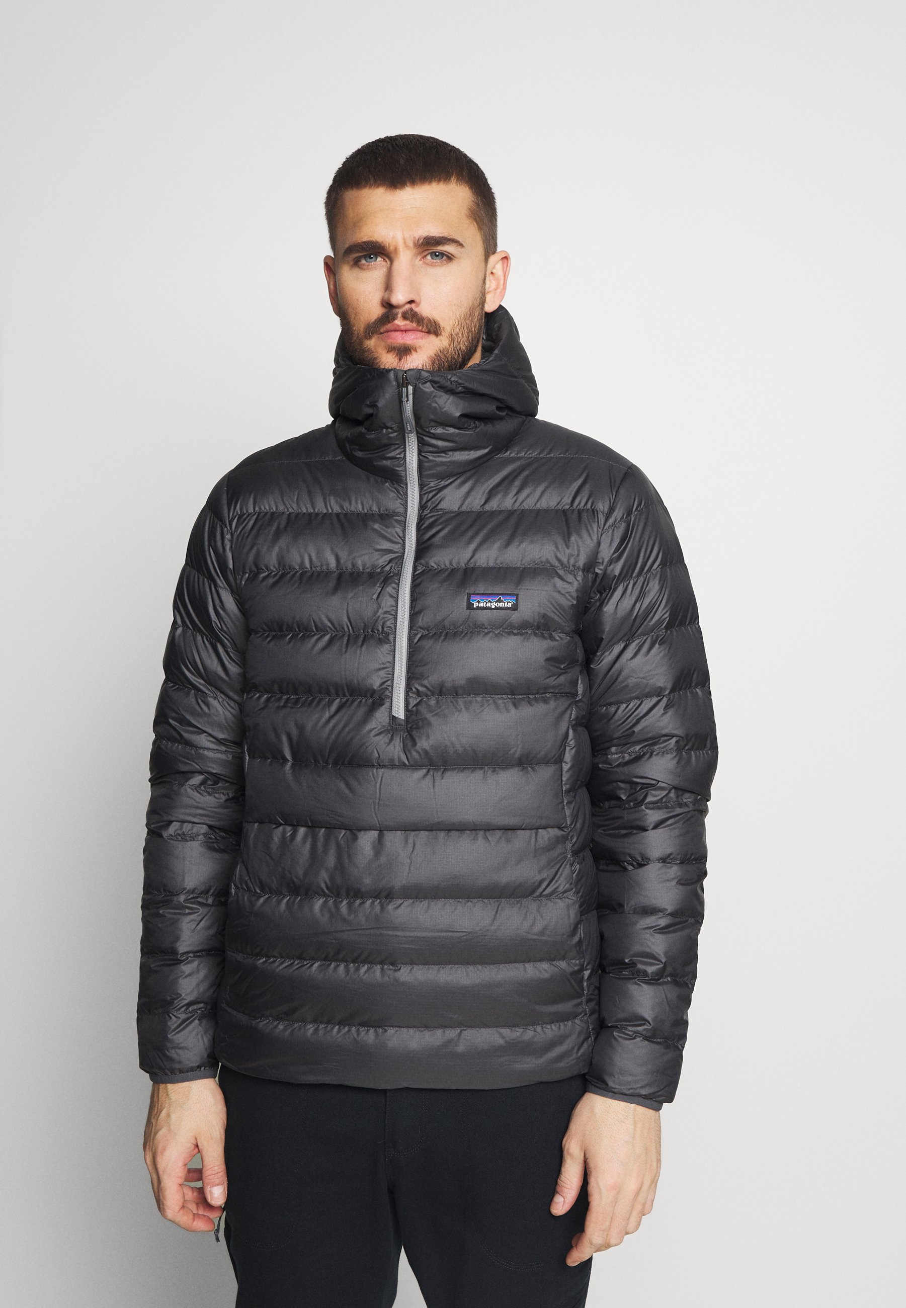 patagonia down jacket grey