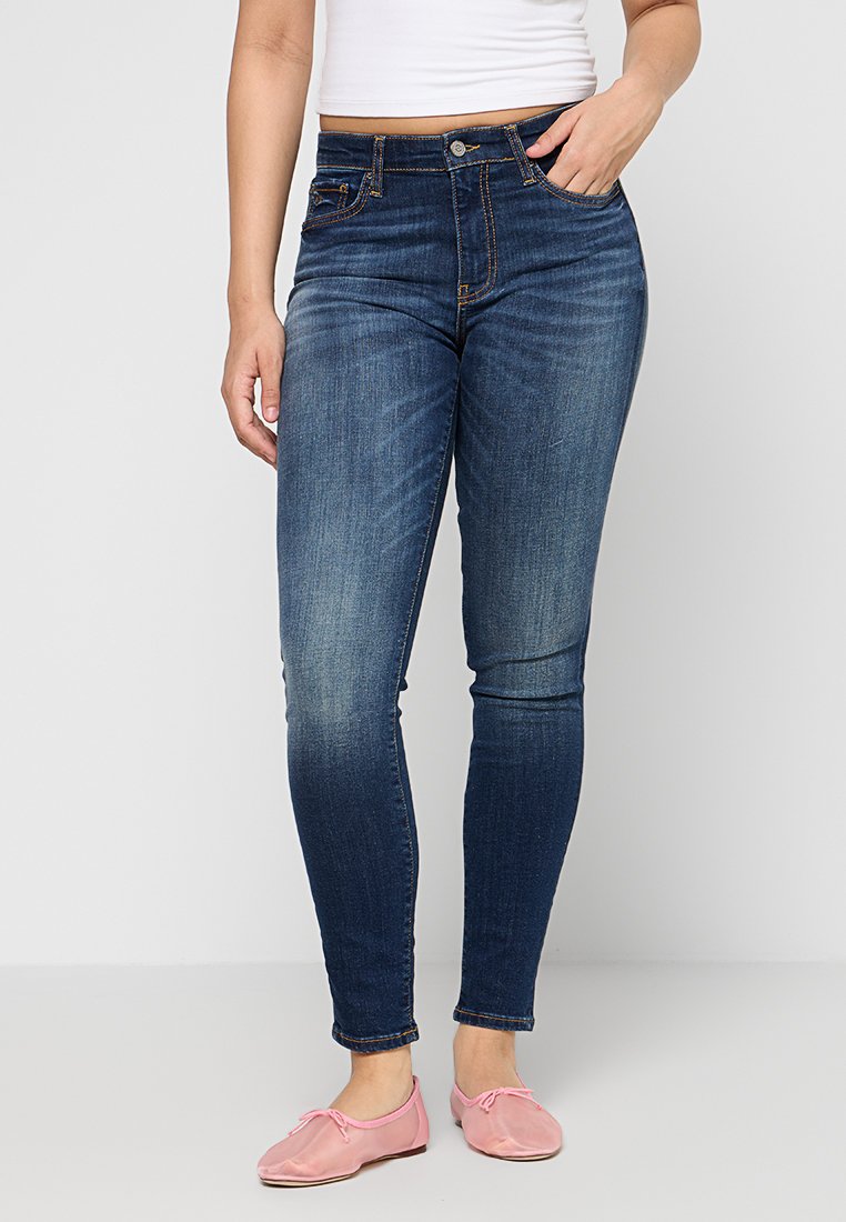 Armani Exchange Mom jeans donkerblauw Armani Exchange Mom jeans donkerblauw