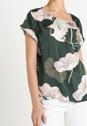 Object Bluse - dark green