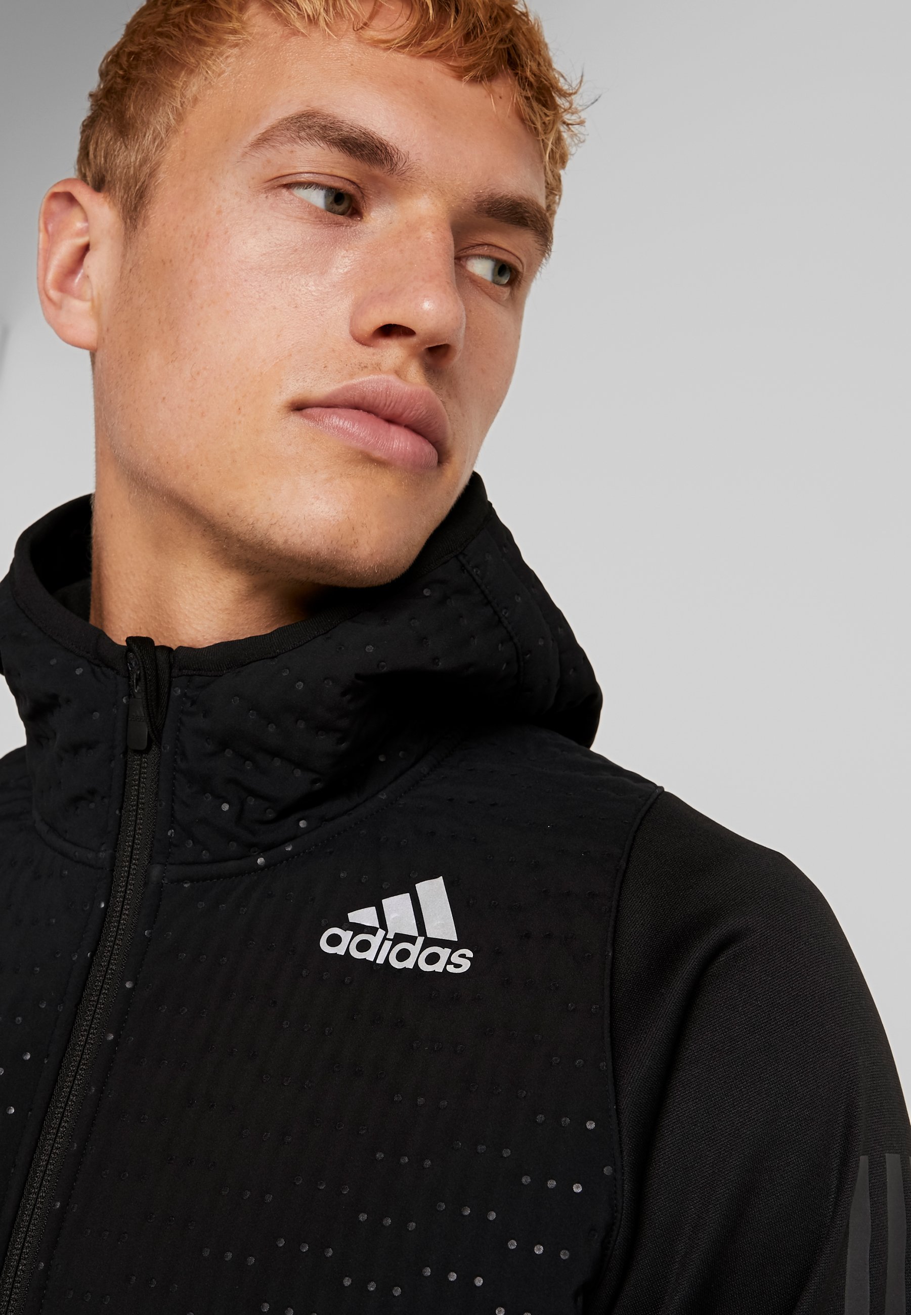 adidas Performance DAY 2 NITE Trainingsjacke black adidas Performance Day 2 Nite Trainingsjacke Herren