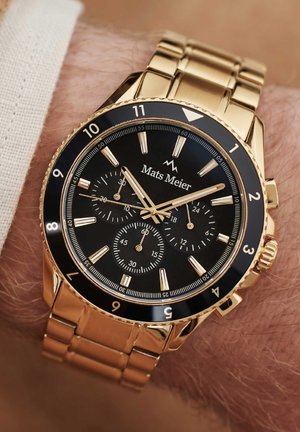Mats Meier, Montre à aiguilles - gold farbend