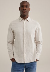 WE Fashion THE LINEN - Marškiniai - beige