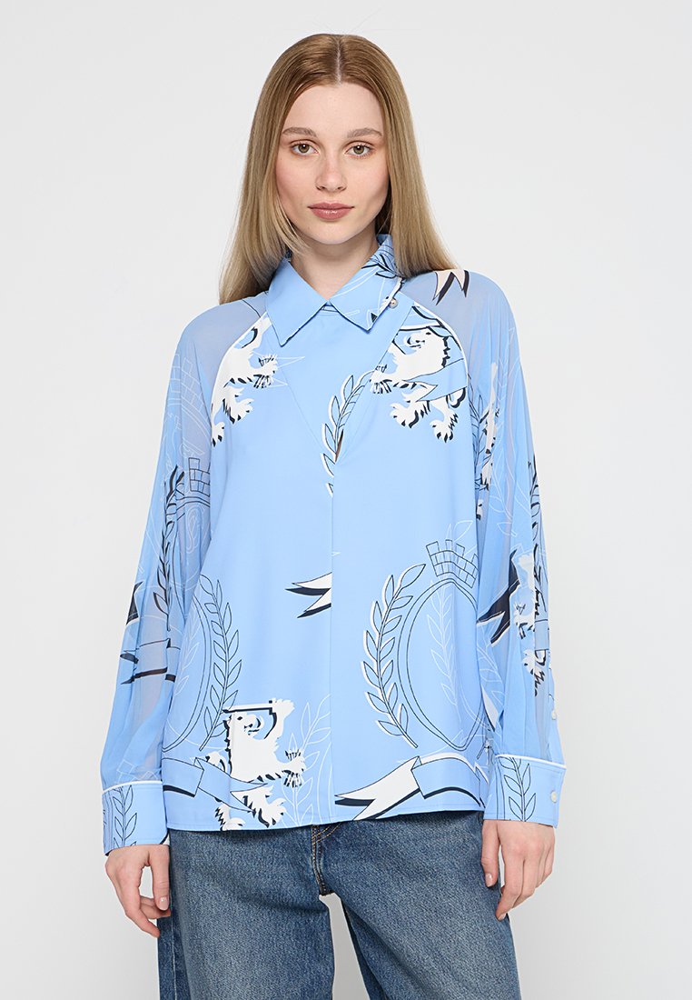 Tommy Hilfiger Overhemdblouse lichtblauw Tommy Hilfiger Overhemdblouse lichtblauw