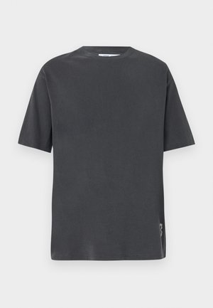 Samsøe Samsøe SWIRL UNISEX - Print T-shirt - dark grey