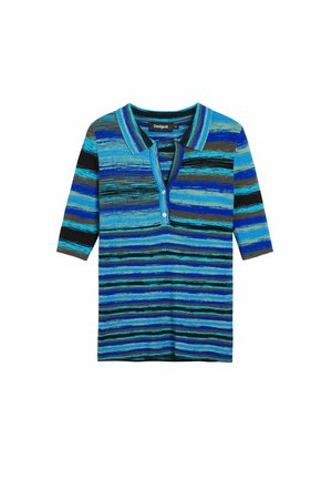 Desigual Print T-shirt - blue