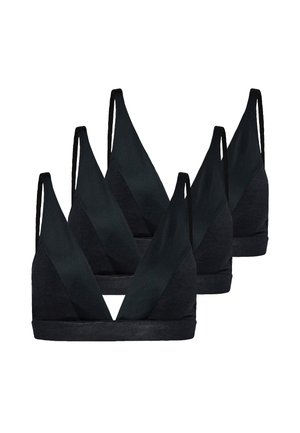 3-PACK - Bøjle-bh - black