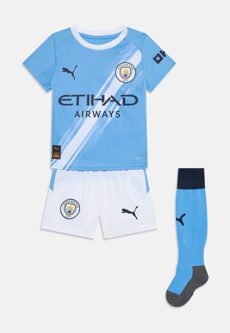 Puma MANCHESTER CITY FC UNISEX - Σορτς - light blue/puma white
