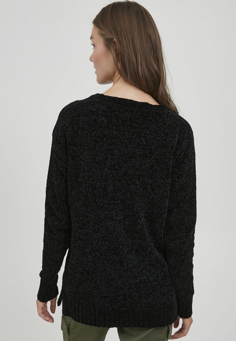 Damen Strickjacken | Oxmo OXELVINA Strickpullover black/schwarz - OQ65968 Damen Strickjacken | Oxmo OXELVINA Strickpullover black/schwarz - OQ65968