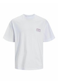 JORSANTORINI BACK SS CREW NECK  - T-shirts med print - bright white
