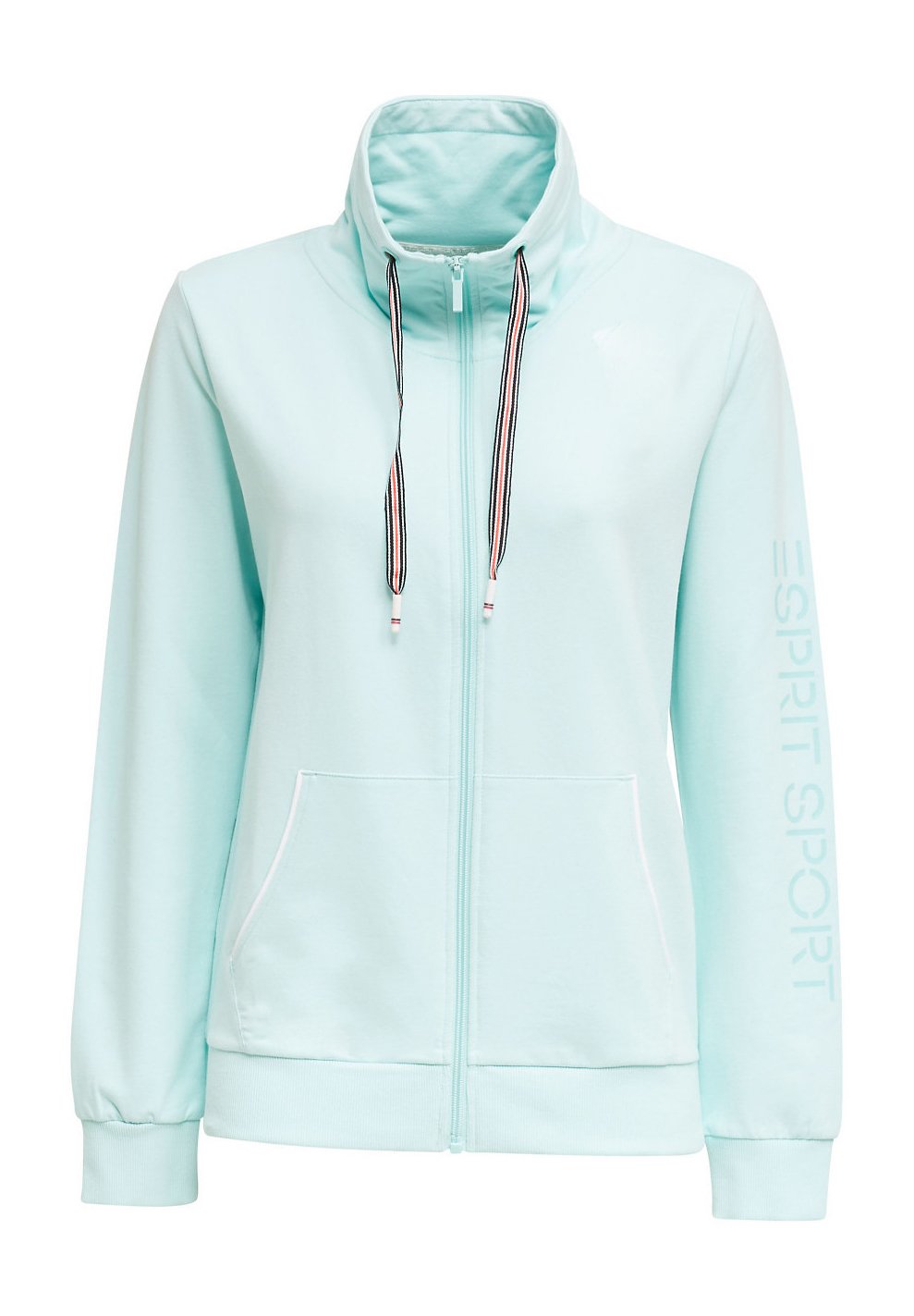 Esprit Sports MIT TUNNELKRAGEN Sweatjacke turquoise Esprit MIT TUNNELKRAGEN Sweatshirt greygrau Zalando.at