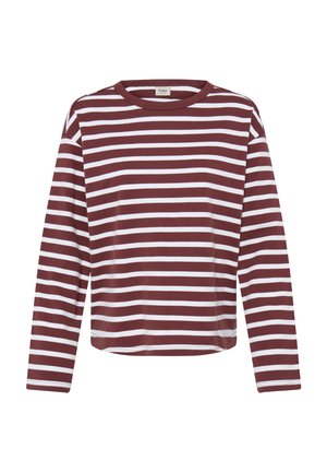 Fransa, FRBREE - Top s dlhým rukávom - rum r w whisper white stripe
