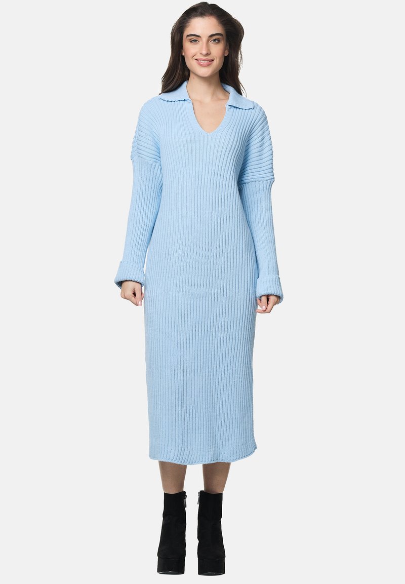 Elara Abito in maglia - blau