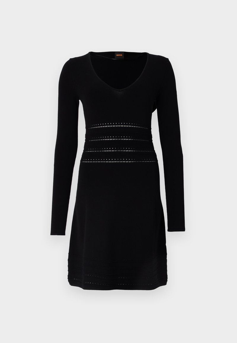 Boss Gebreide jurk zwart Boss Gebreide jurk zwart