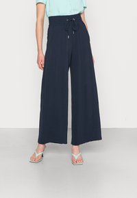 ONLY ONLMETTE STRING PALAZZO PANT  - Calças - night sky