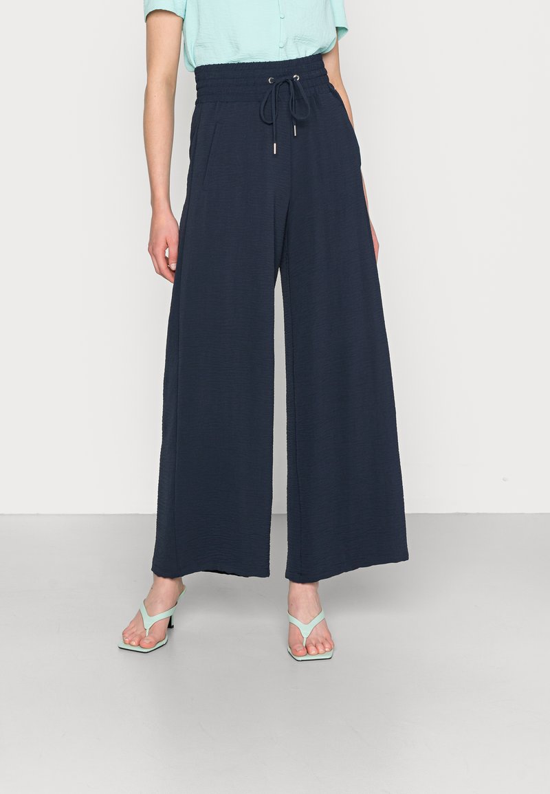 ONLY ONLMETTE STRING PALAZZO PANT  - Calças - night sky