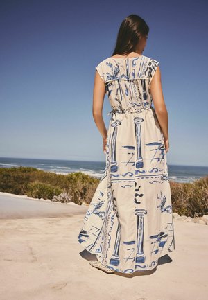 Next, PETITE FIT - TIE SIDE MIDI SUMMER DRESS . - Maksikleit - blue print