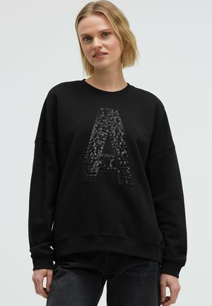 SELMA MIT ARTWORK - Sweatshirt - black
