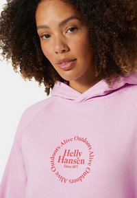 Helly Hansen CORE GRAPHIC - Jersey con capucha - rosa