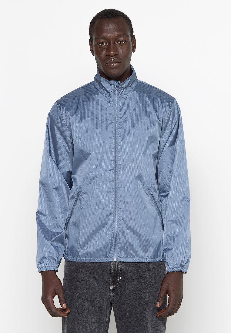 American vintage Lichte jas lichtblauw