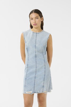 DEA SHORT DRESS - Denimkjoler - light blue denim