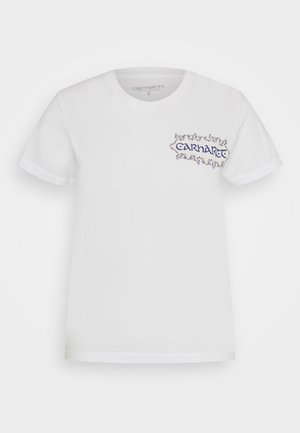 SPACES - Printtipaita - white