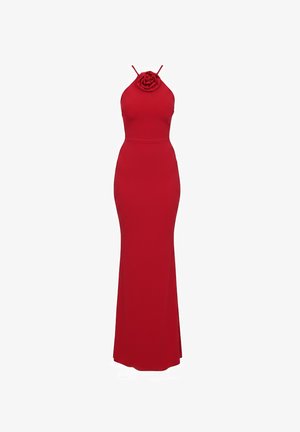 WAL G., AMINA ROSE DETAIL MAXI DRESS - Ένδυση για ειδικές περιστάσεις - cherry red