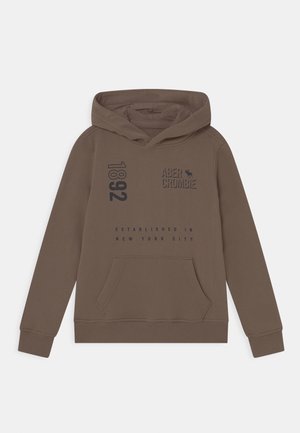 Felpa con cappuccio - brown