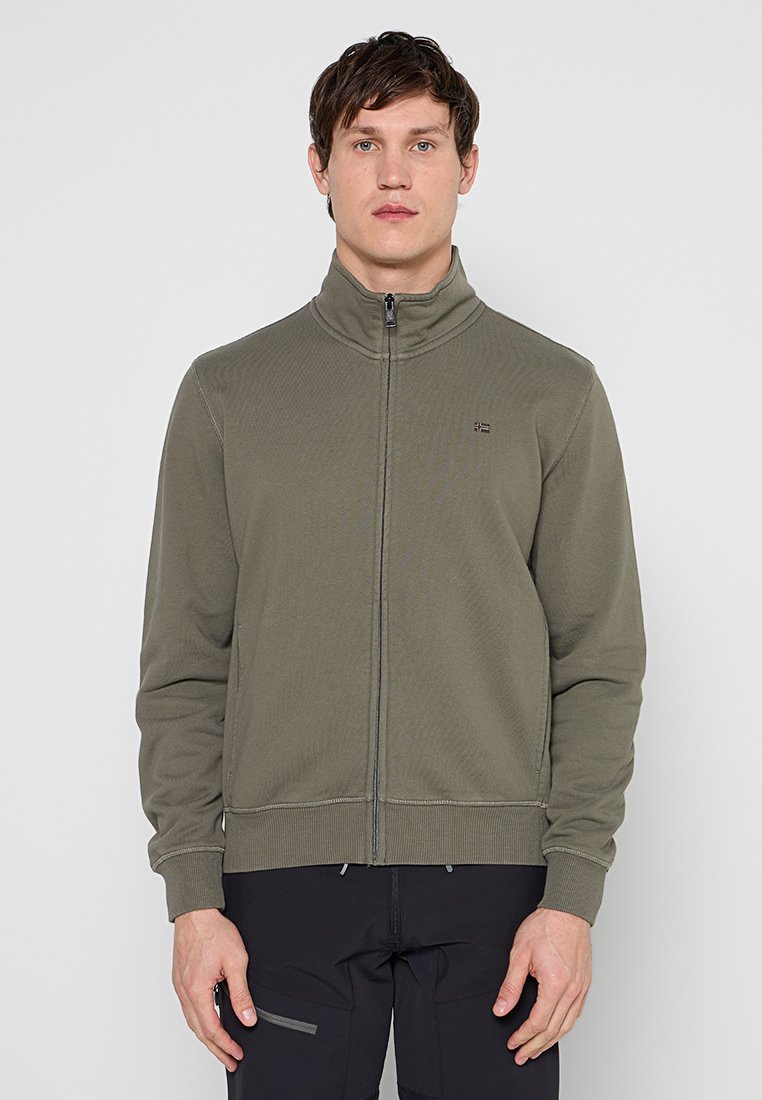 Napapijri Sweater met rits groen Napapijri Sweater met rits groen