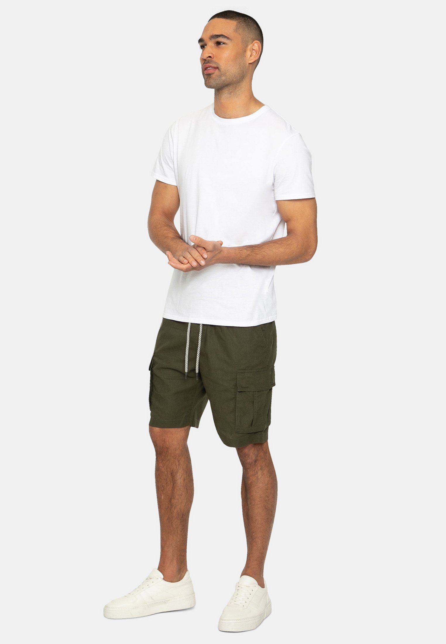Threadbare Shorts - khaki/green 