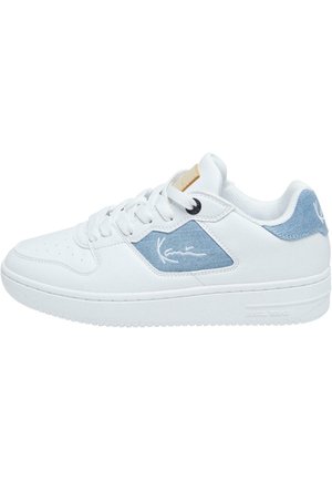 Sneakers laag - white light blue