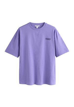RELAXED FIT GRAPHIC SHORT SLEEVE CREW NECK  - T-shirt imprimé - purple